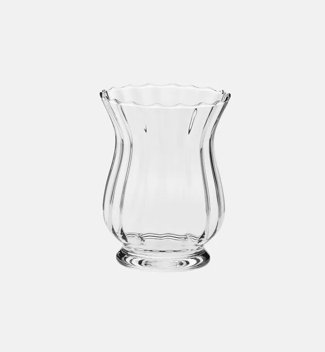 krosno-vase-bougeoir-stri-transparent-20-cm image 1