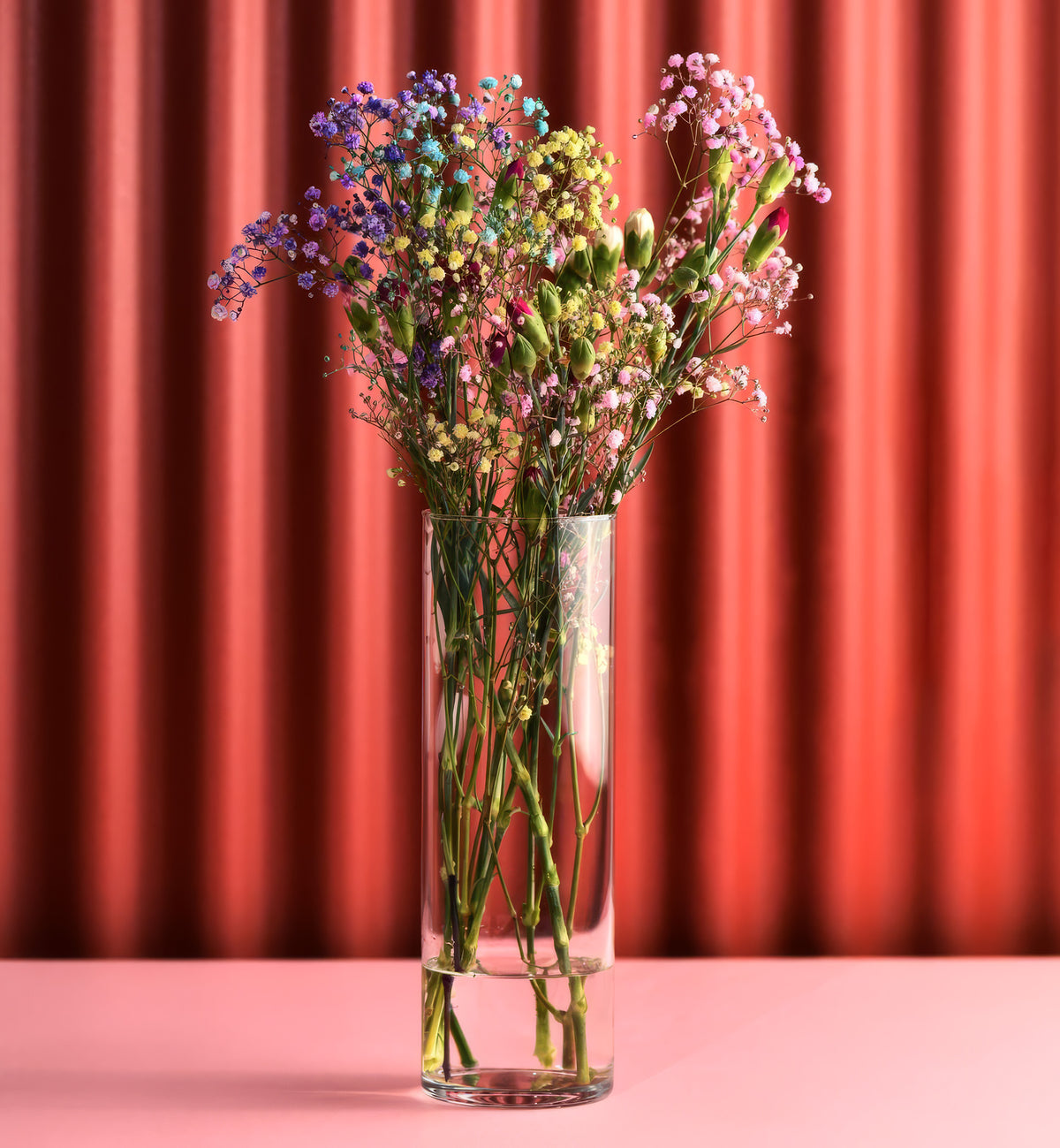krosno-vase-tube-transparent-30-cm-coffret-cadeau image 2