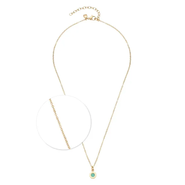 leonardo-isa-collier-dor-42-cm-pierre-aqua image 1