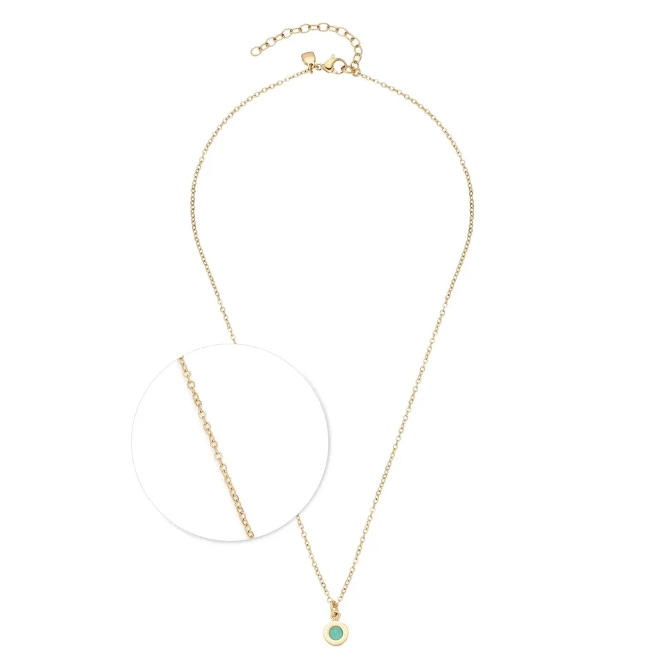 leonardo-isa-collier-dor-42-cm-pierre-aqua image 1