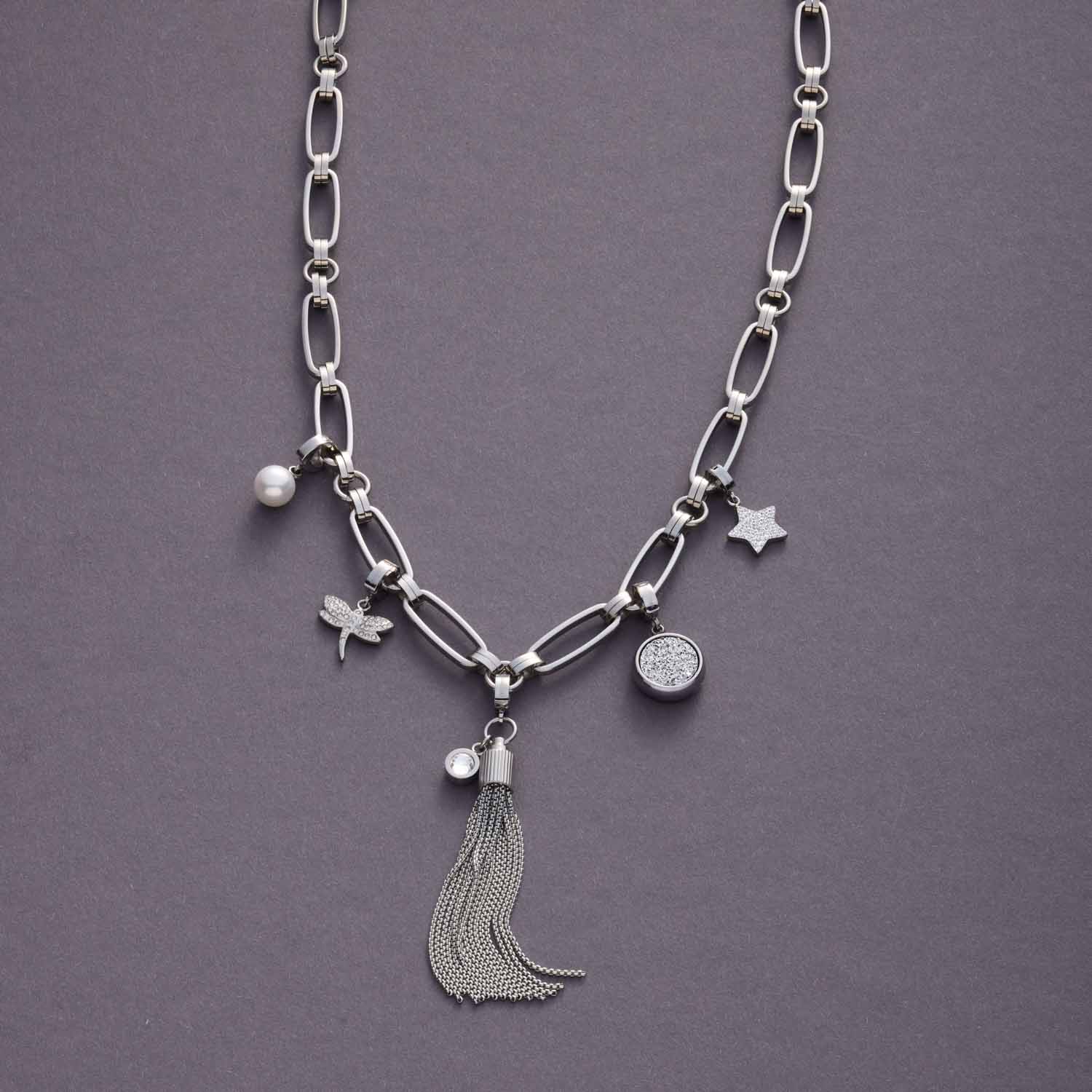 leonardo-mathilde-collier-argent-65-cm-clip-mix image 7