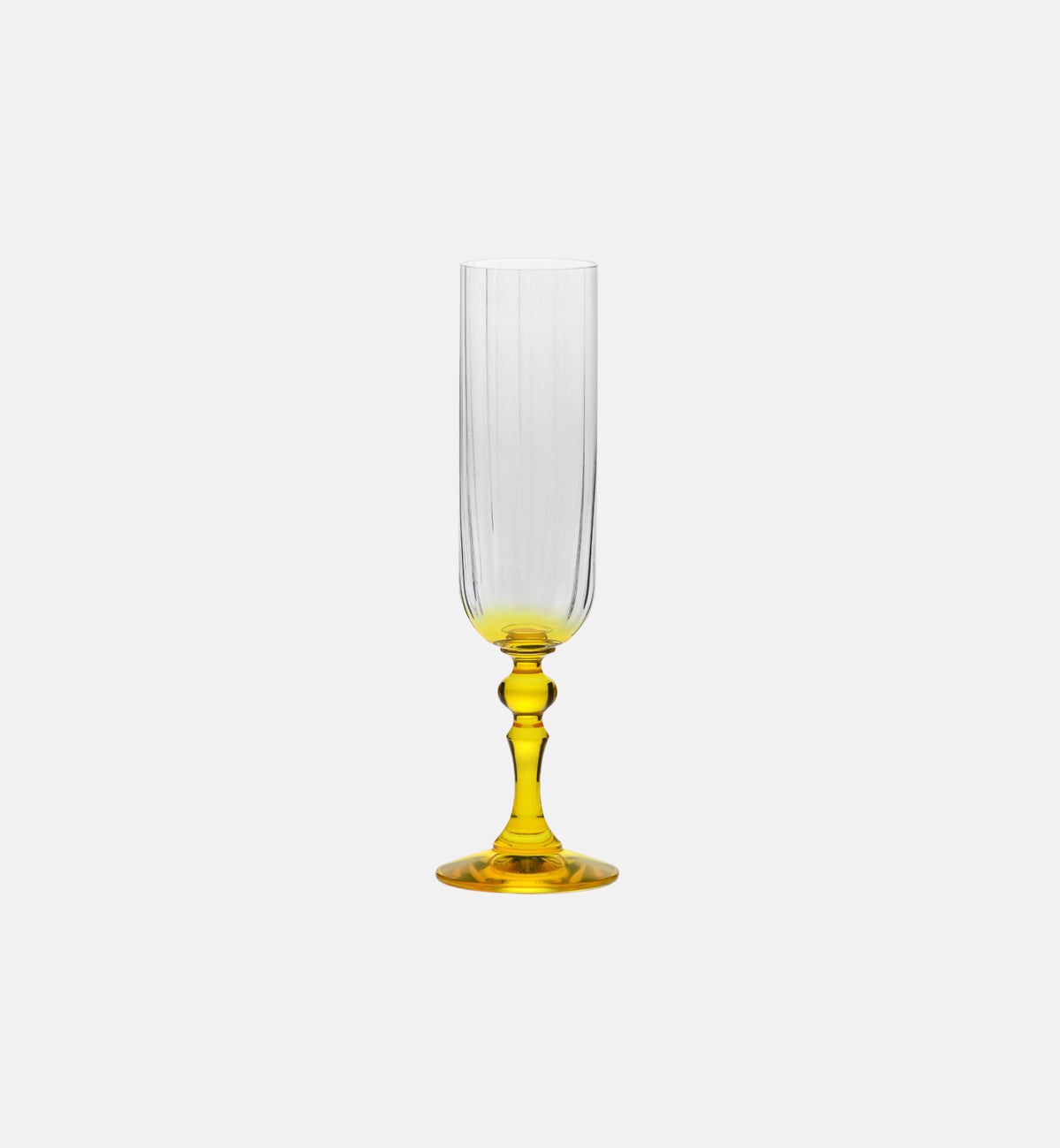 krosno-bubble-fl-tes-champagne-200-ml-tige-jaune image 1