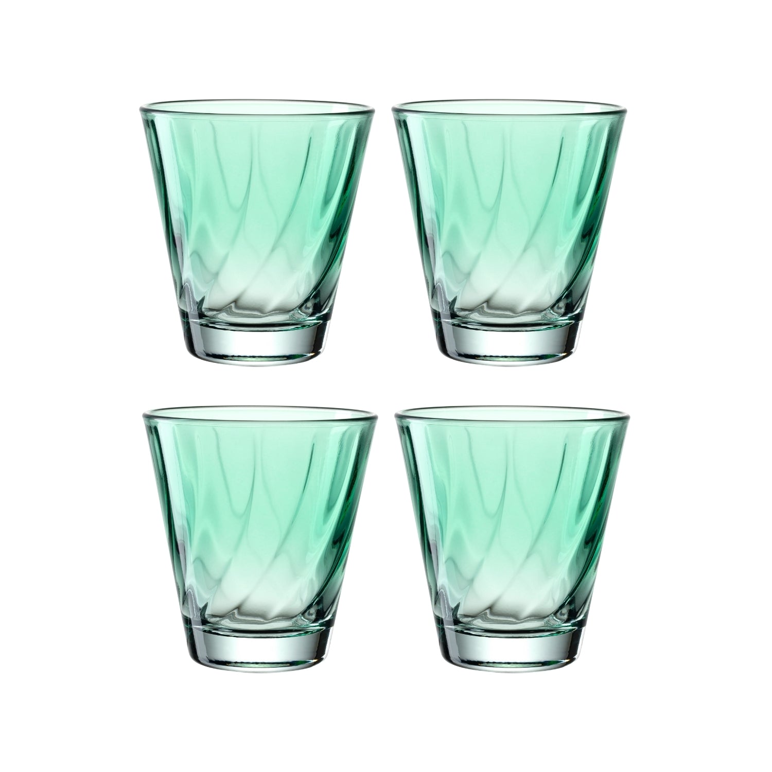 leonardo-twist-verres-eau-verts-215-ml-lot-de-4-torsad image 1