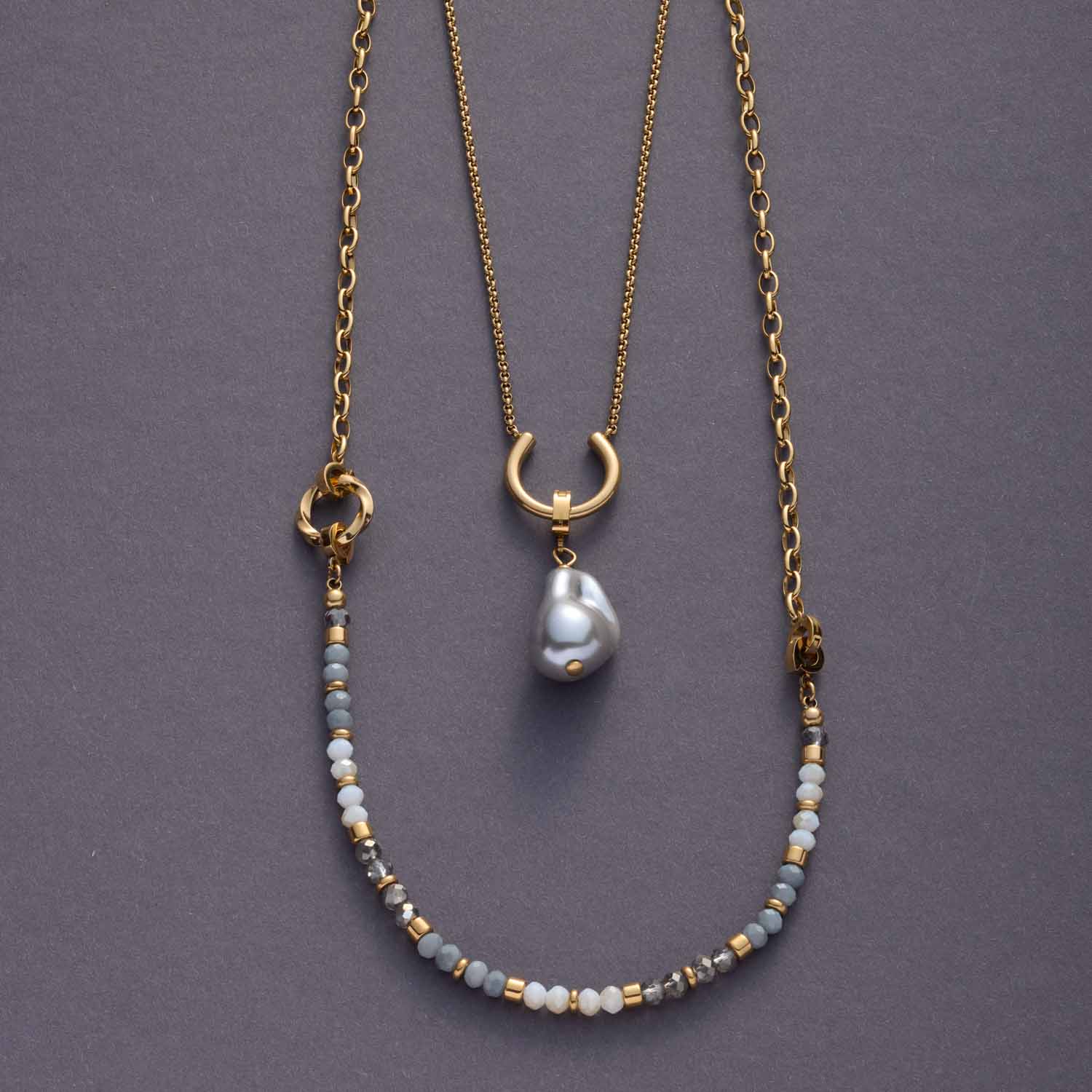 leonardo-tomke-clip-mix-collier-50-cm-dor image 2