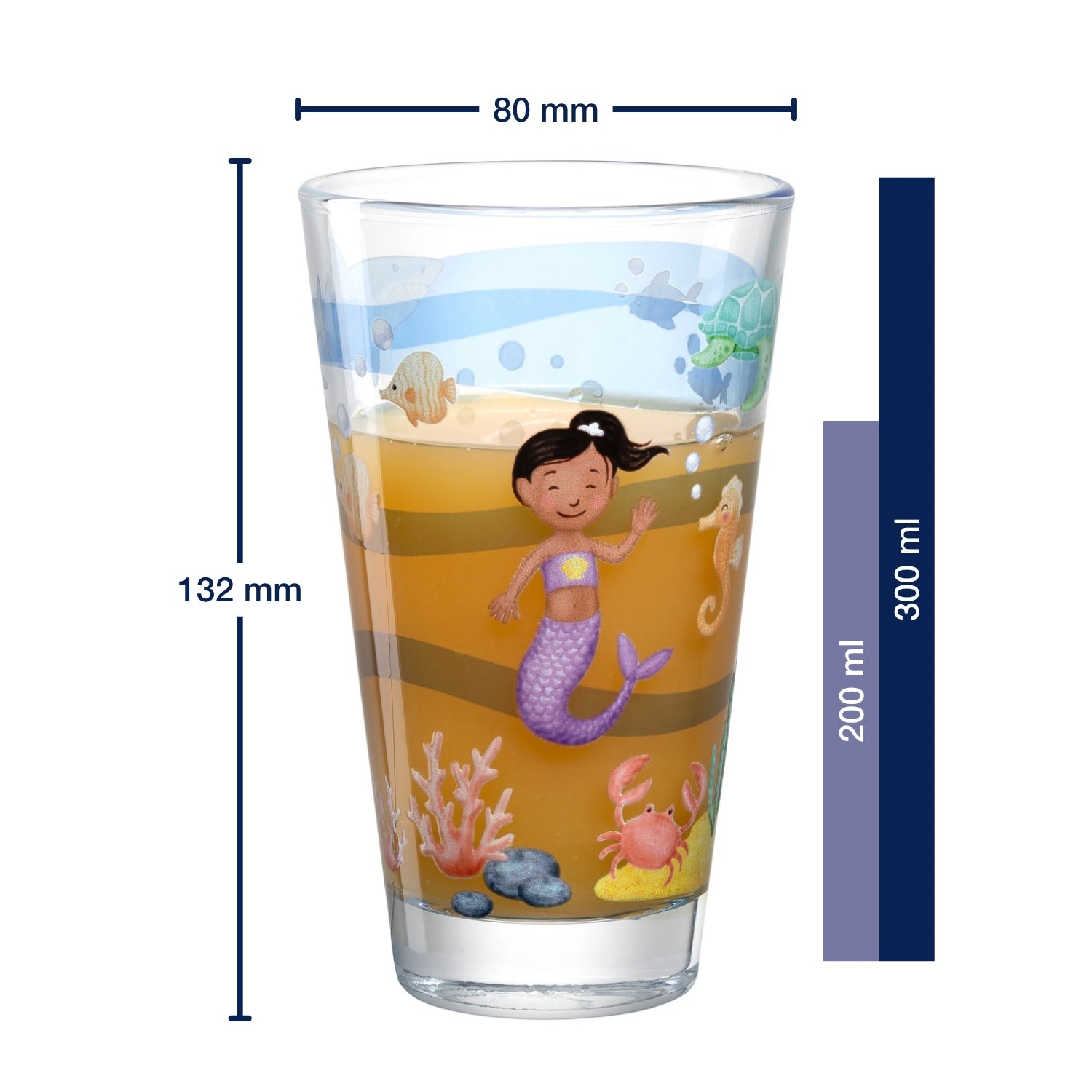 leonardo-bambini-avventura-mer-verre-enfant-300-ml-lot-6-motifs-mer image 3