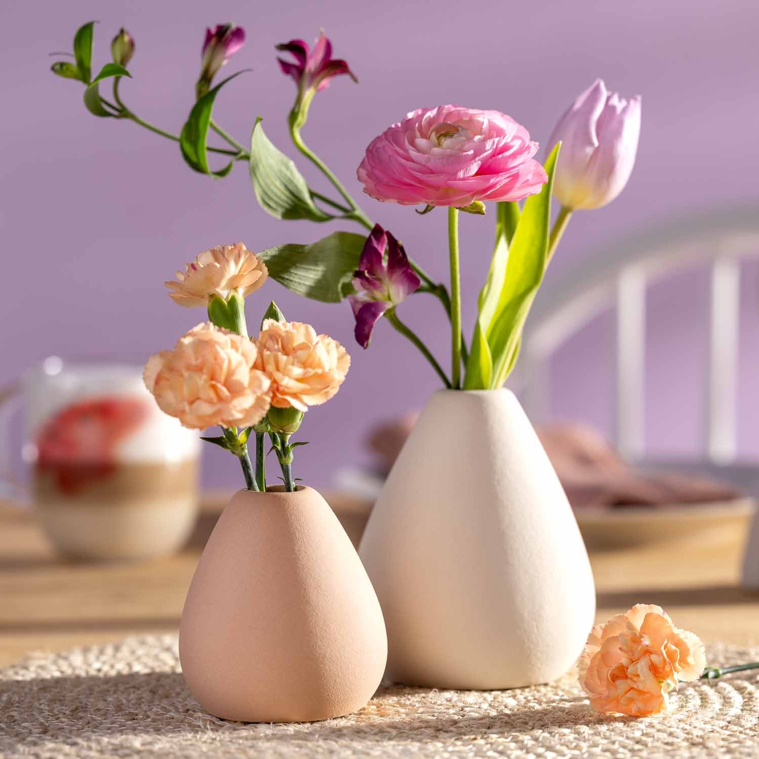leonardo-luminosa-mini-vase-c-ramique-abricot-8-cm image 2