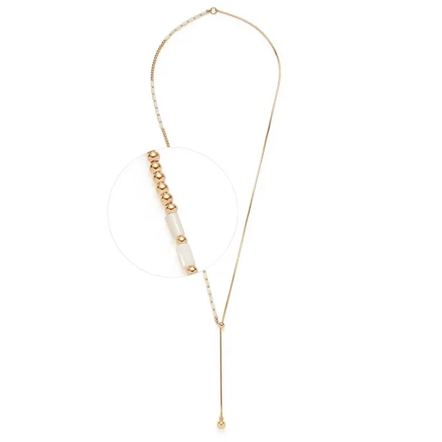 leonardo-yvonne-collier-dor-y-perles-90-cm image 1