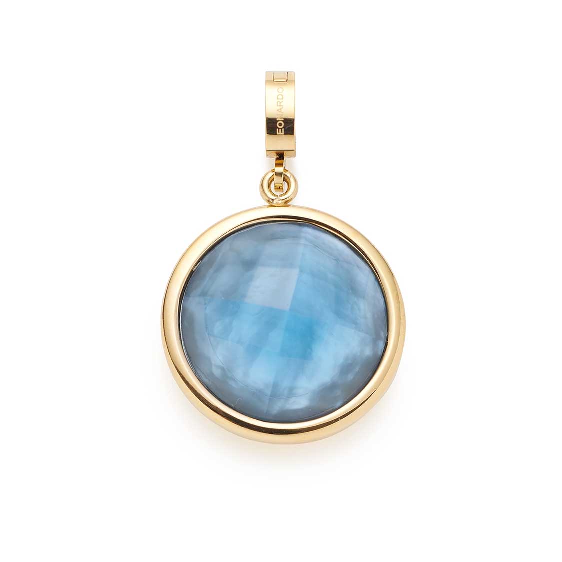 leonardo-minka-pendentif-clip-mix-dor-bleu-pierre image 1