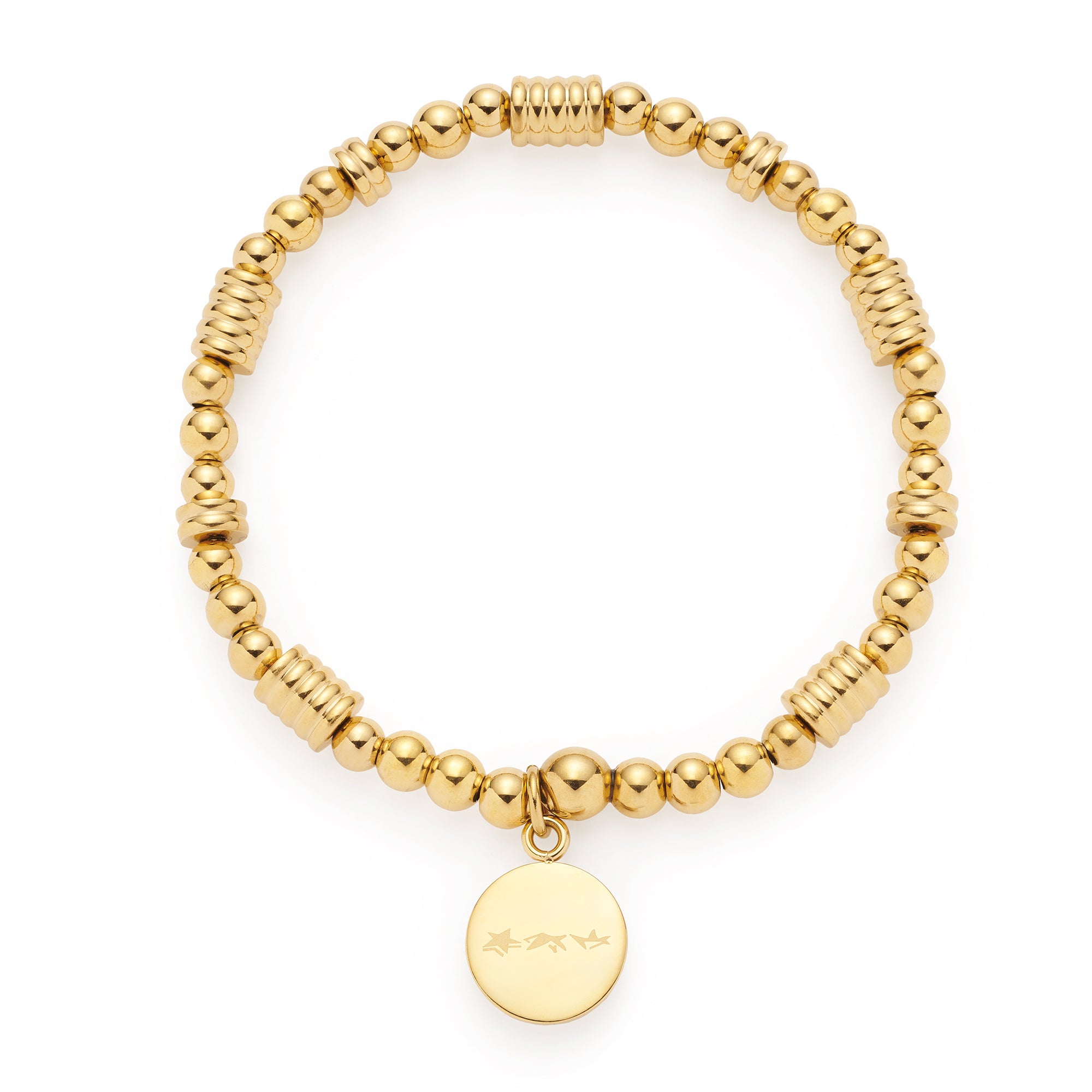 leonardo-elisabeth-bracelet-stretch-dor-billes-m-tal image 1