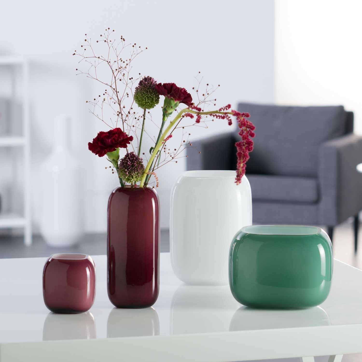 leonardo-milano-vase-blanc-20-cm-verre-fait-main image 4
