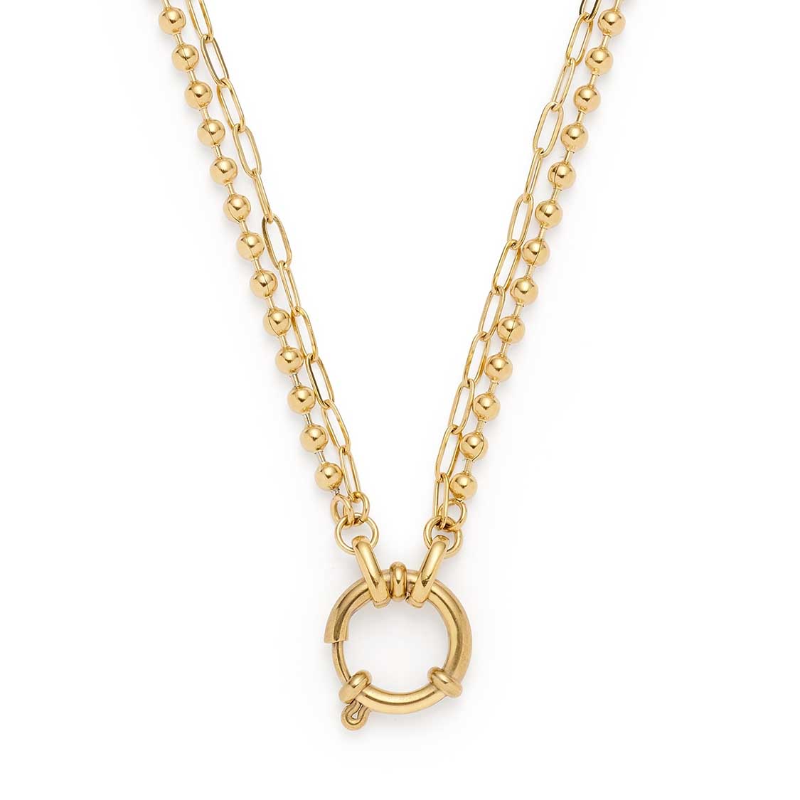 leonardo-clip-mix-lizzy-collier-dor-45-cm-double image 5