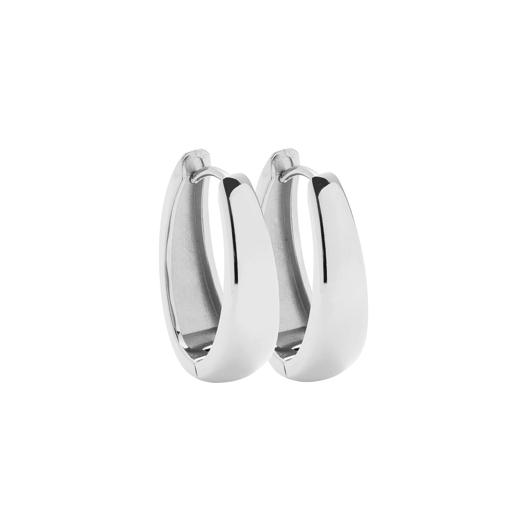 leonardo-elodie-cr-oles-argent-ovale-acier-femme image 1