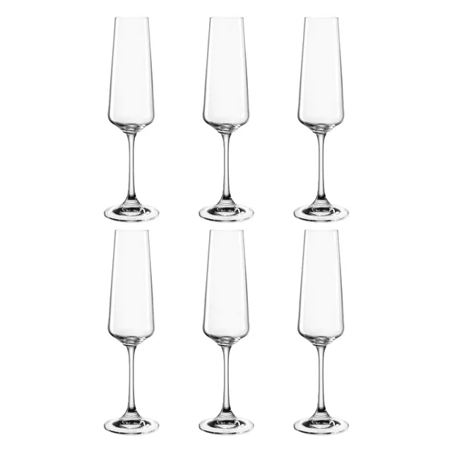 leonardo-paladino-fl-tes-champagne-220-ml-lot-6-cristal image 1