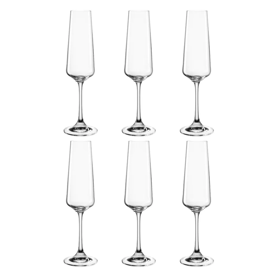 leonardo-paladino-fl-tes-champagne-220-ml-lot-6-cristal image 1