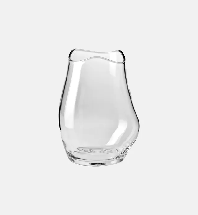 krosno-organic-vase-cristal-28-cm-transparent image 1