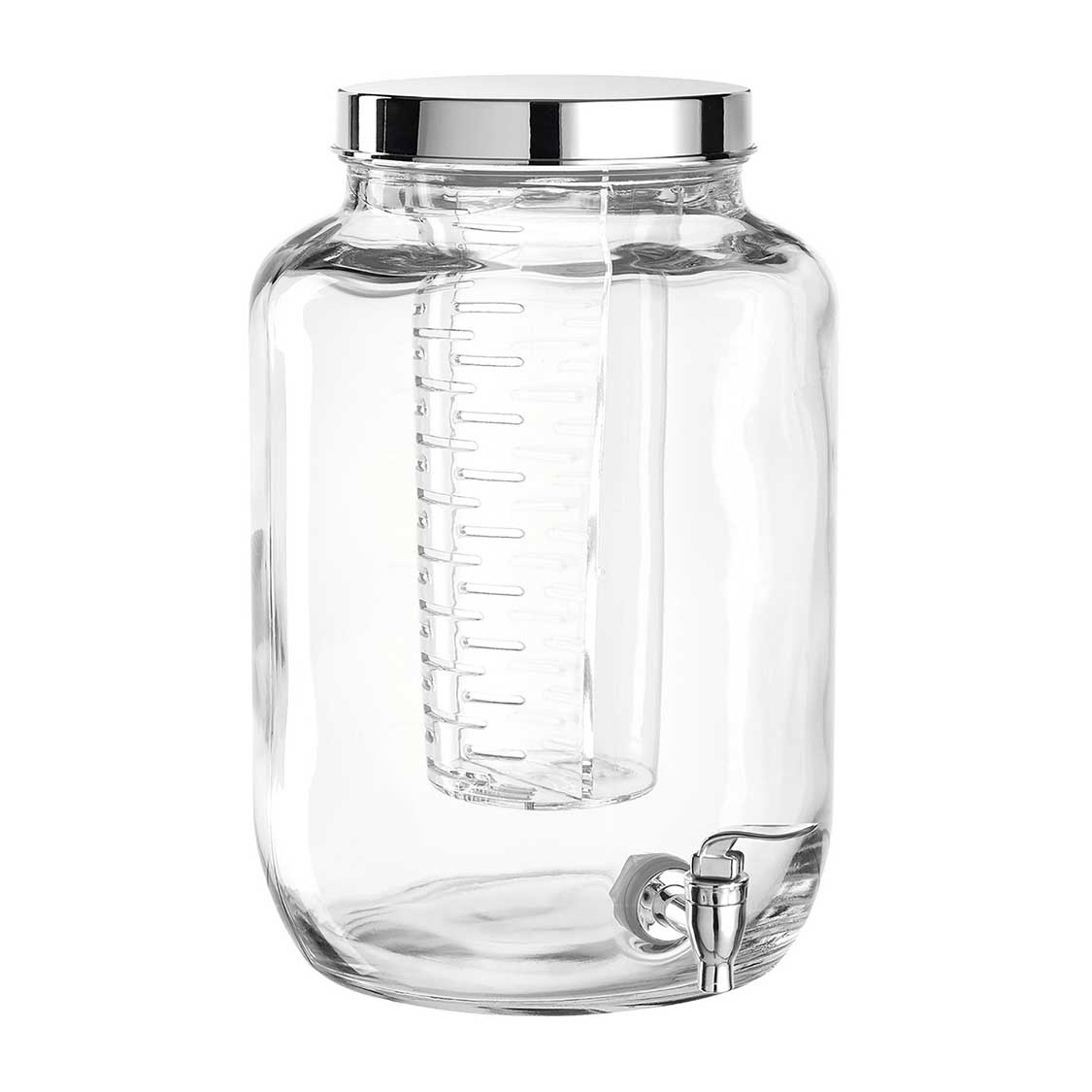 leonardo-succo-distributeur-boisson-verre-7-l-avec-infuseur image 1