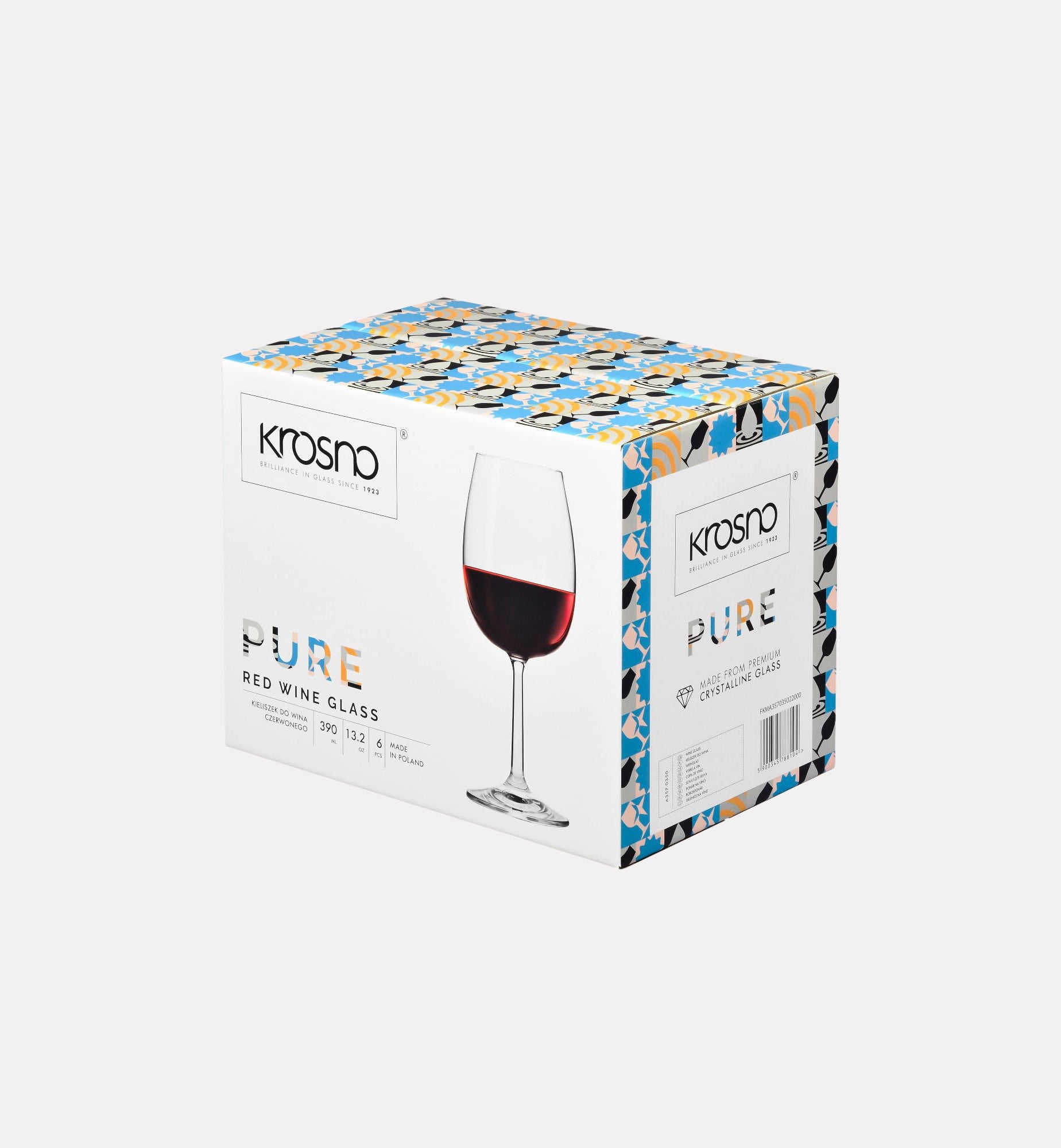 krosno-pure-verre-vin-rouge-390-ml-cristal image 3