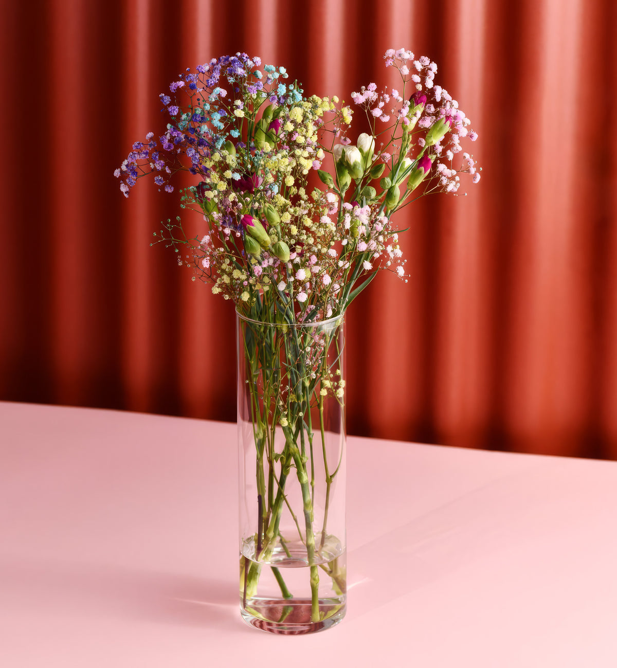 krosno-vase-tube-transparent-30-cm-coffret-cadeau image 3