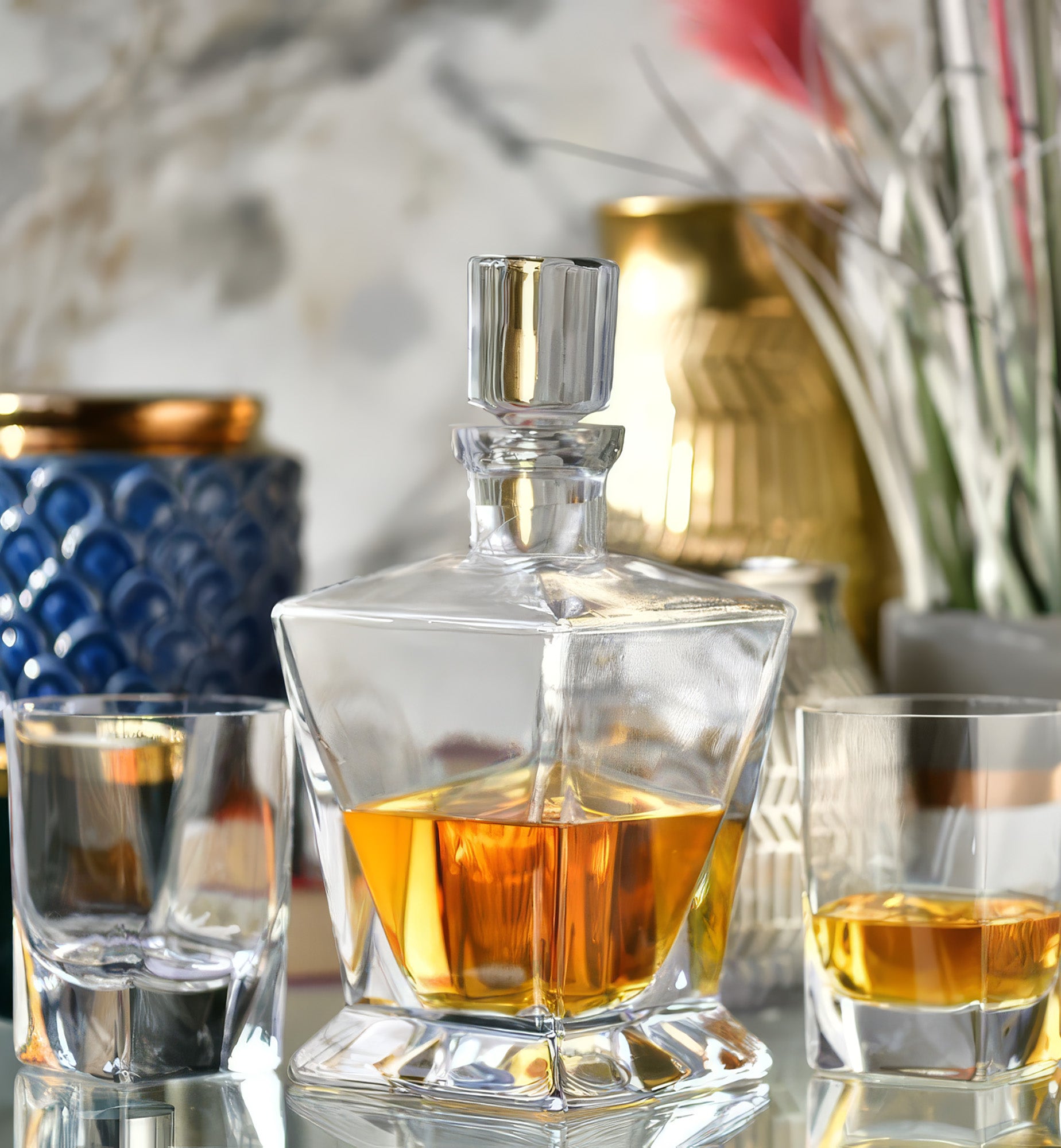 krosno-caro-service-whisky-cristal-7-pi-ces-fond-pais image 5