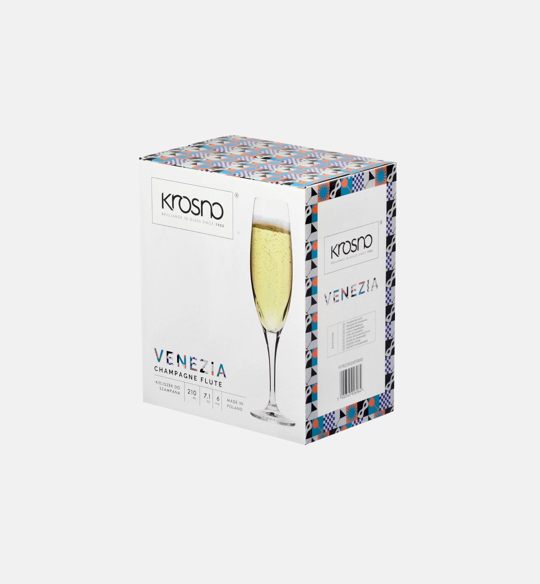 krosno-venezia-fl-tes-champagne-210-ml-cristal-2 image 4