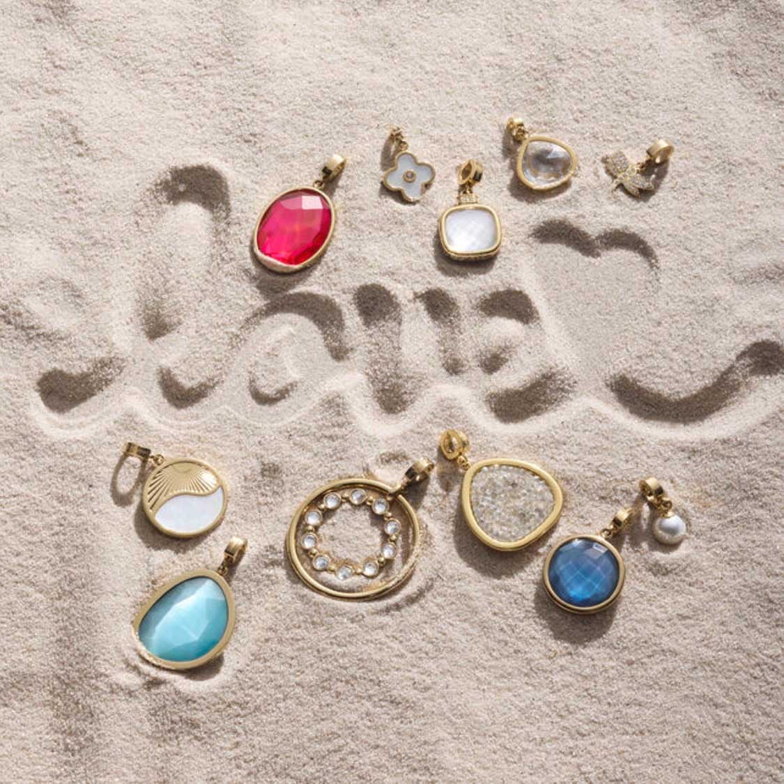 leonardo-minka-pendentif-clip-mix-dor-bleu-pierre image 5