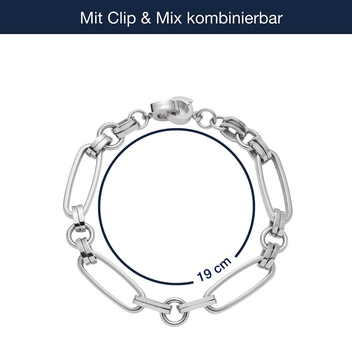 leonardo-clip-mix-mathilde-bracelet-maillons-argent image 4