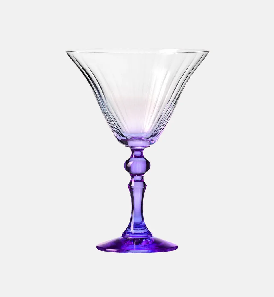 krosno-bubble-coupe-martini-tige-violette-170-ml image 1