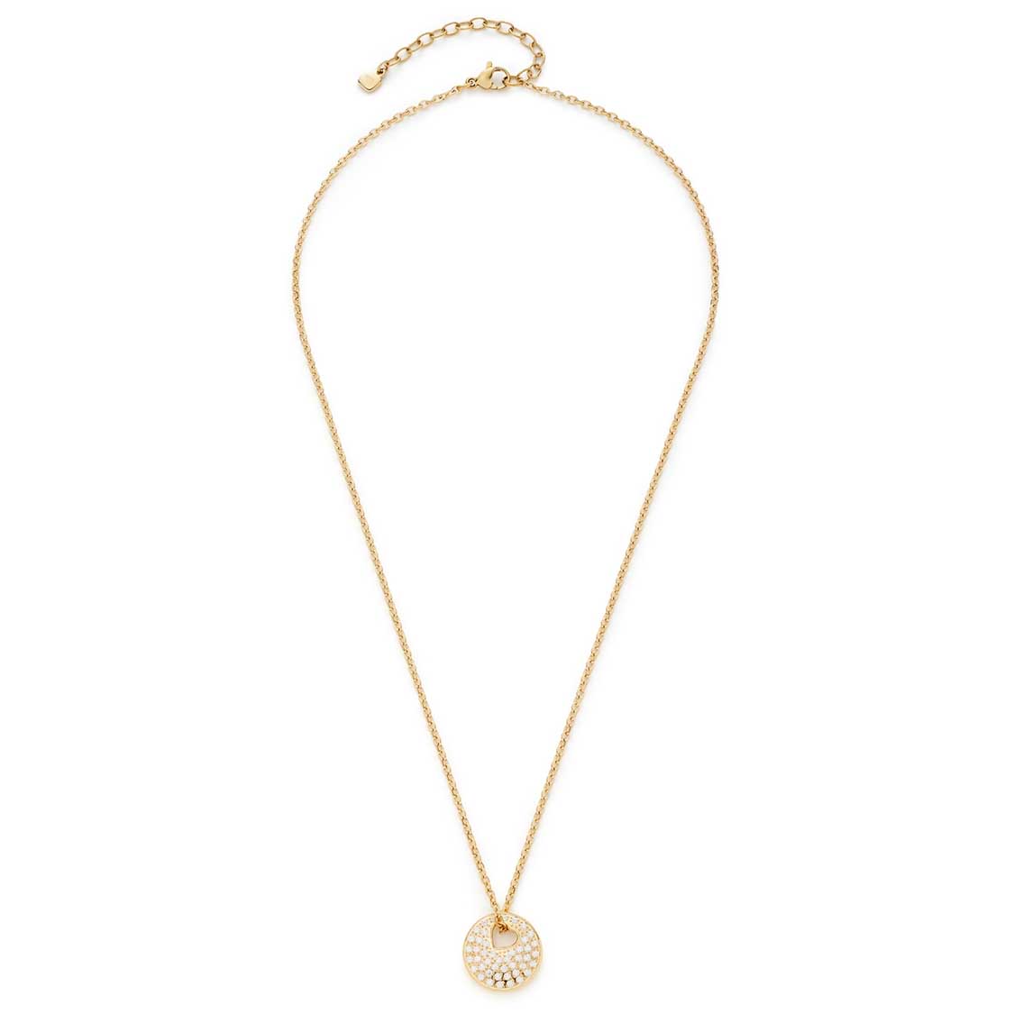 leonardo-sue-amour-collier-45-cm-dor-zirconia image 1