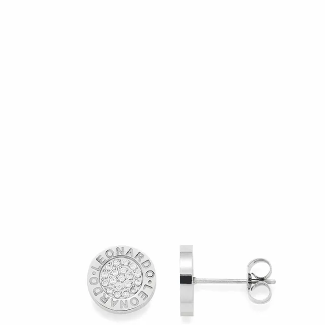 leonardo-matrix-lusso-clous-d-oreilles-argent-cristaux image 1