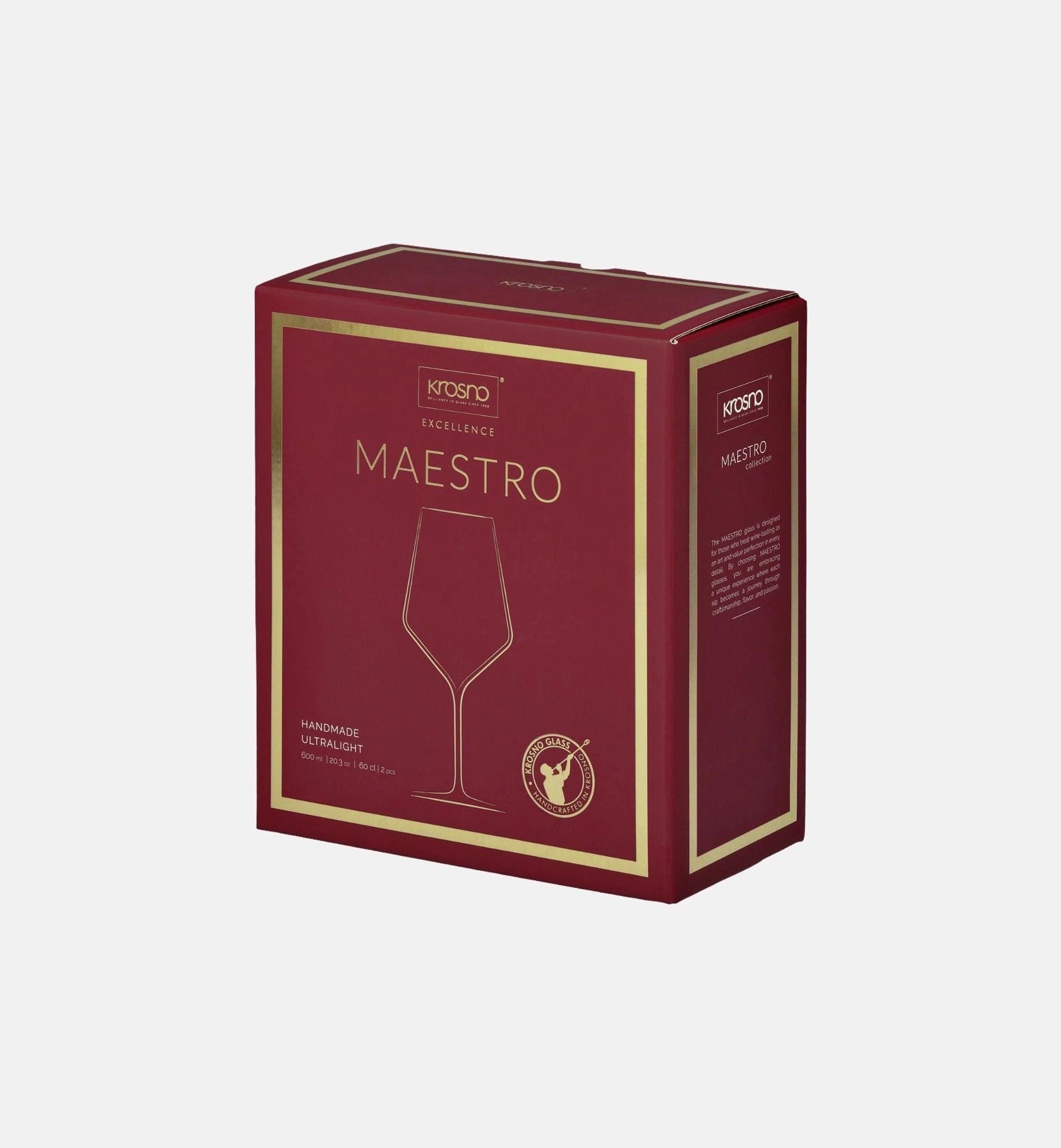 krosno-maestro-verres-vin-600-ml-verre-souffl-bouche-fin image 3