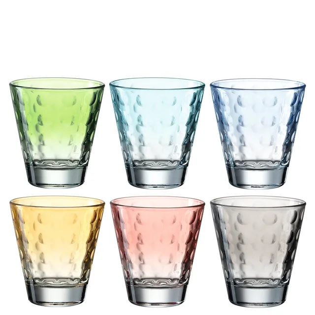 leonardo-optic-verre-eau-pastel-215-ml-lot-de-6-couleur image 1