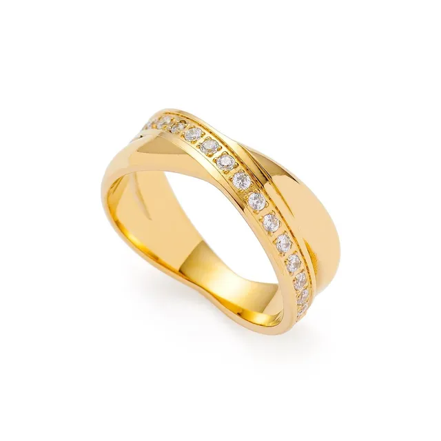 leonardo-daria-21-bague-dor-e-fine-zirconia-taille-21 image 1