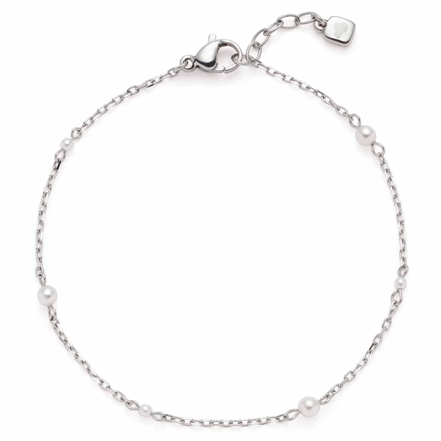 leonardo-navina-ciao-bracelet-perles-blanches image 1