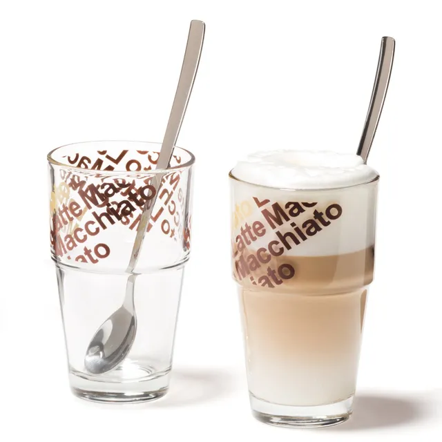 leonardo-solo-verre-caf-latte-410-ml-marron-lot-de-4 image 1