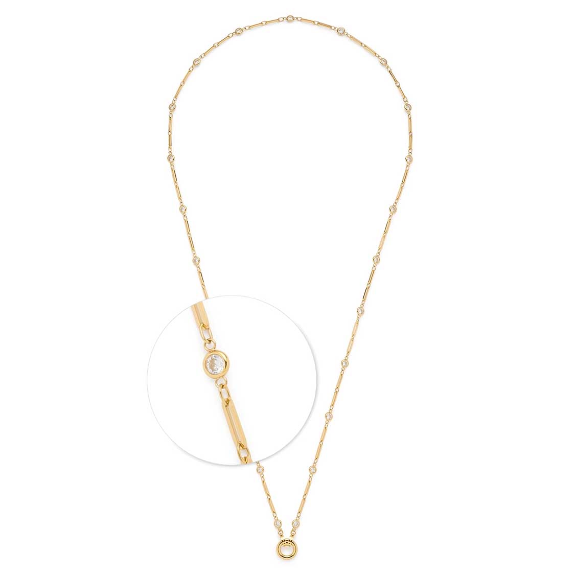 leonardo-clip-mix-rebecca-80-cm-collier-dor-pierres image 1