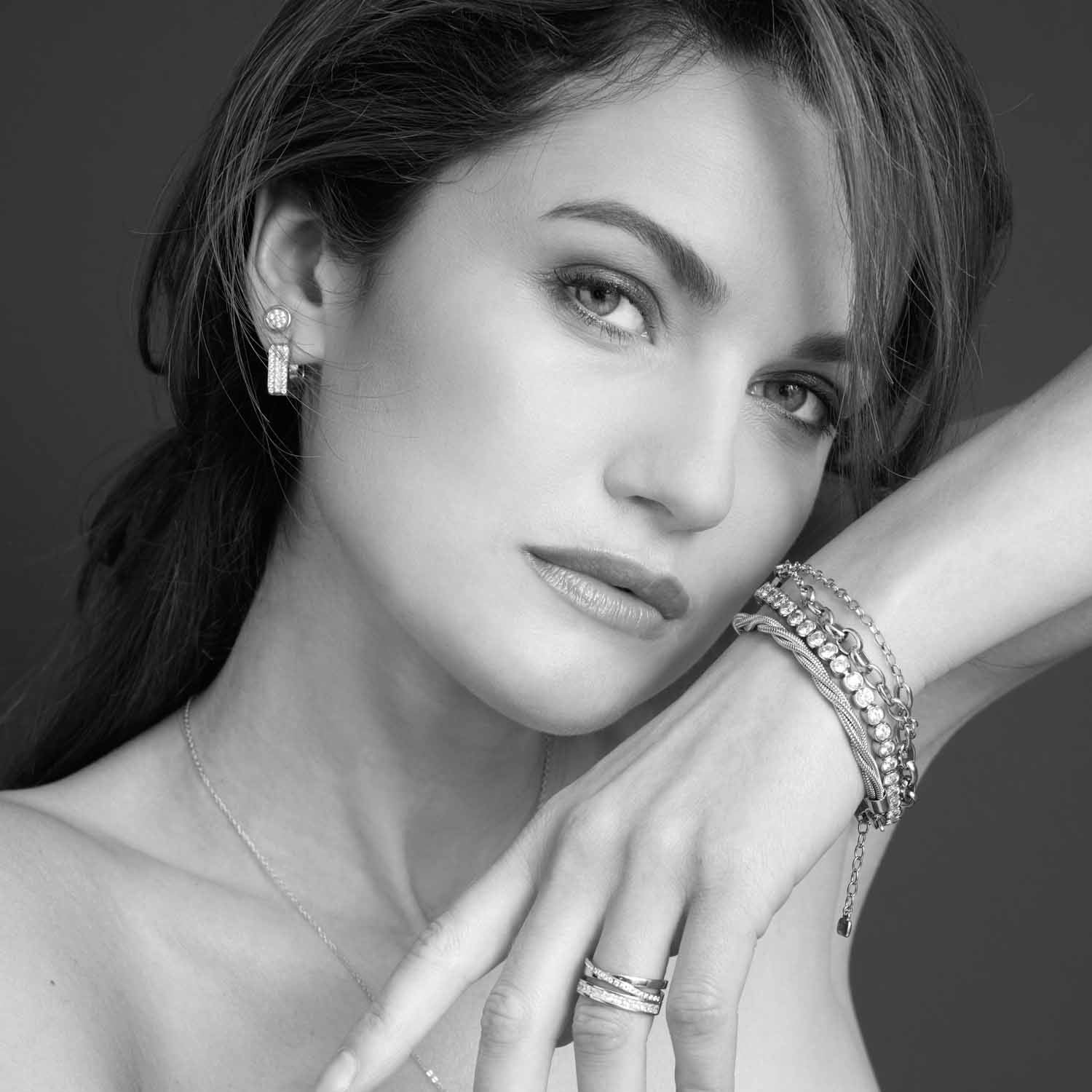 leonardo-sarah-cr-ole-carr-e-pav-zircon-argent-dor image 2