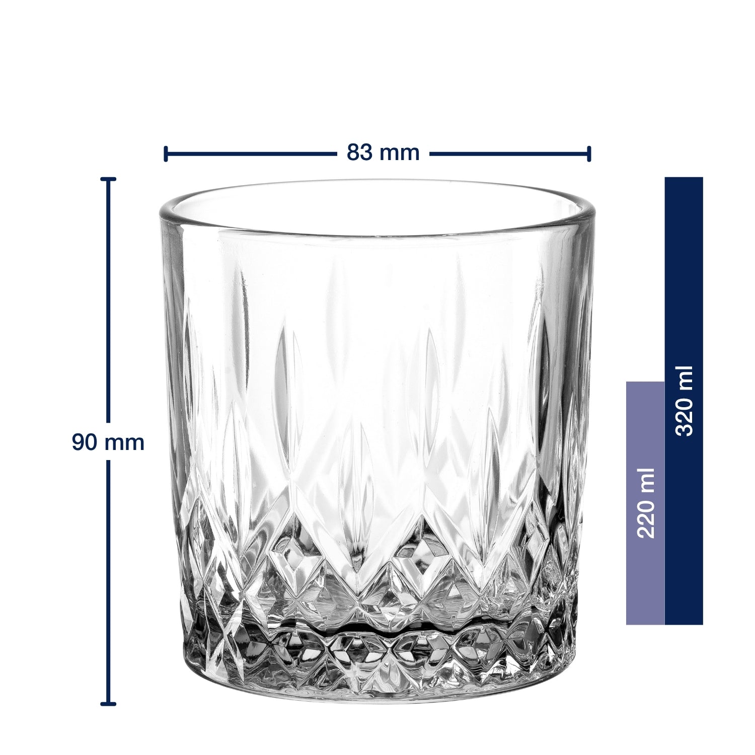 leonardo-limited-edition-verre-eau-320-ml-lot-6-relief image 2