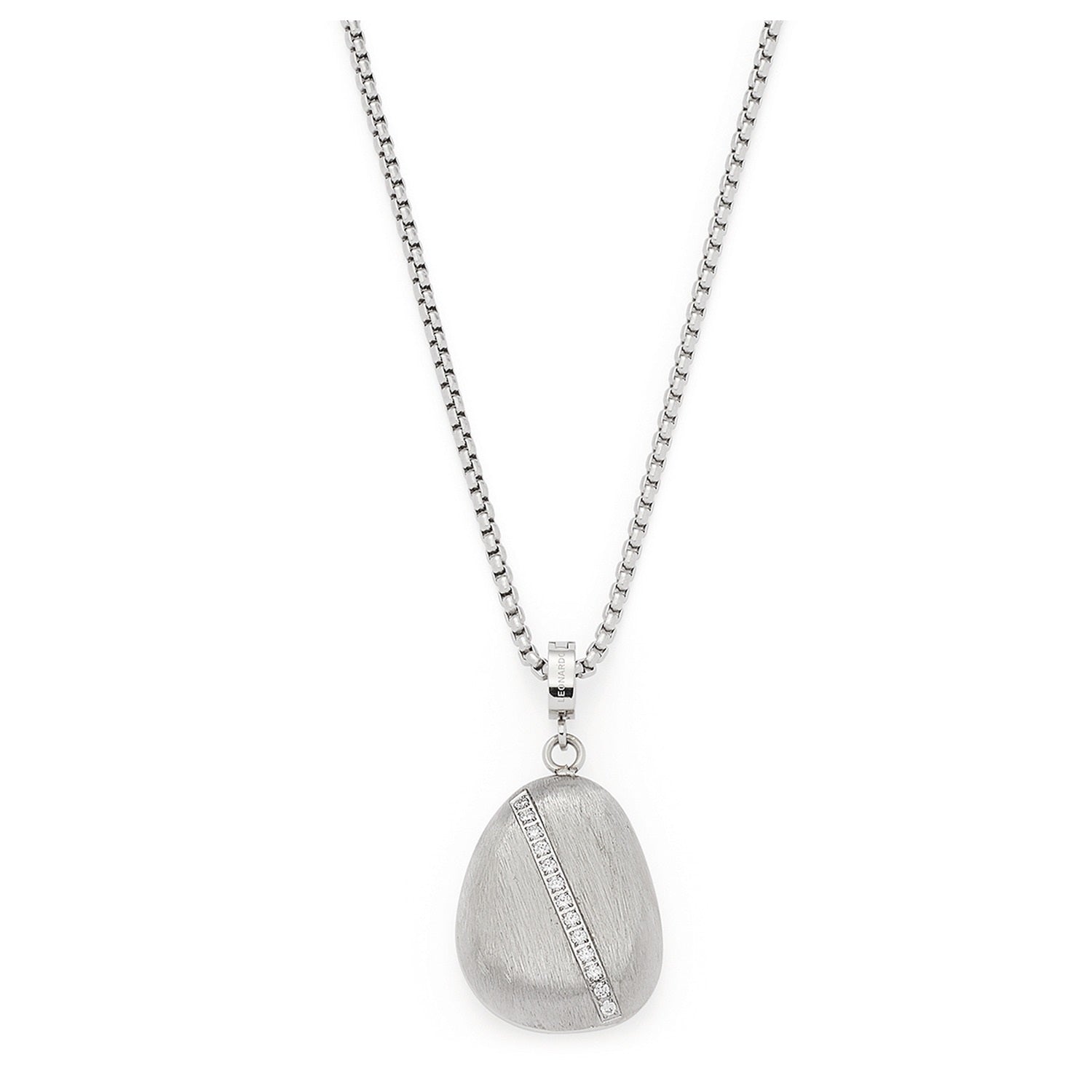 leonardo-ciottolo-collier-acier-inoxydable-50-cm-argent image 2