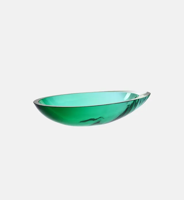 krosno-lupina-saladier-meraude-32-cm-cristal image 1