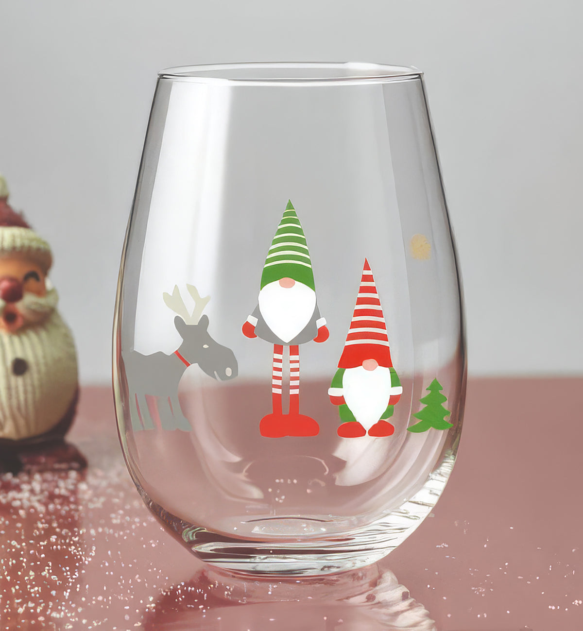 krosno-christmas-collection-verre-eau-gnomes-550-ml-lot-de-3 image 2