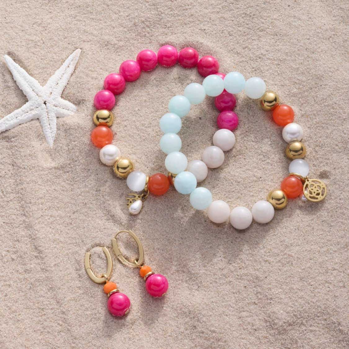 leonardo-solera-cr-oles-dor-es-rose-v-avec-perles image 2