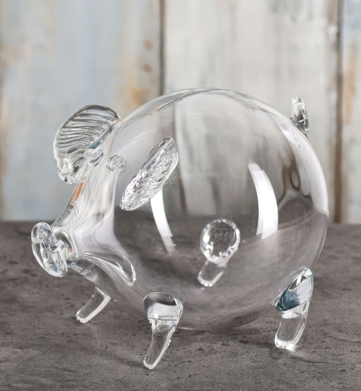 krosno-tirelire-cochon-tirelire-verre-xl-transparent image 2