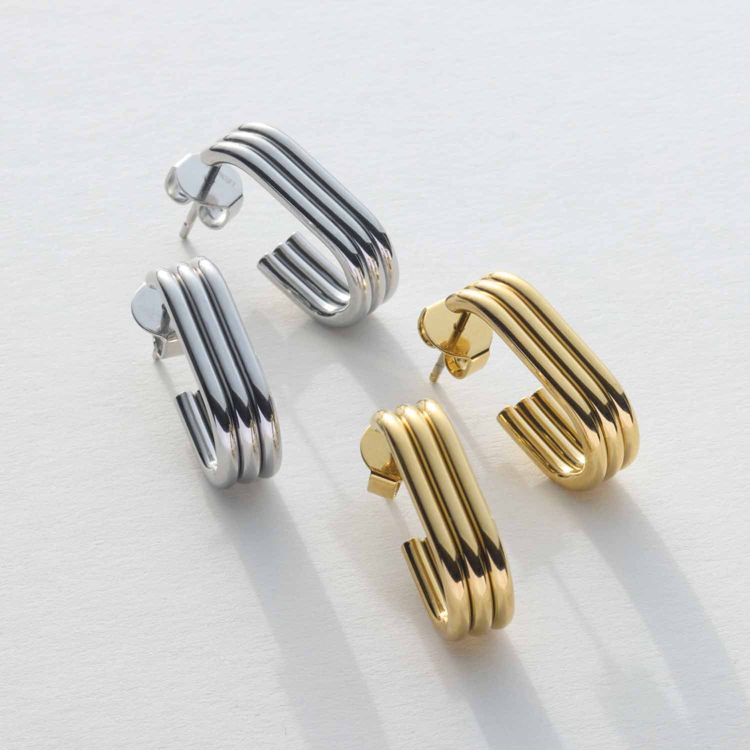 leonardo-elisabeth-boucles-oreilles-or-cr-oles-ovales image 6