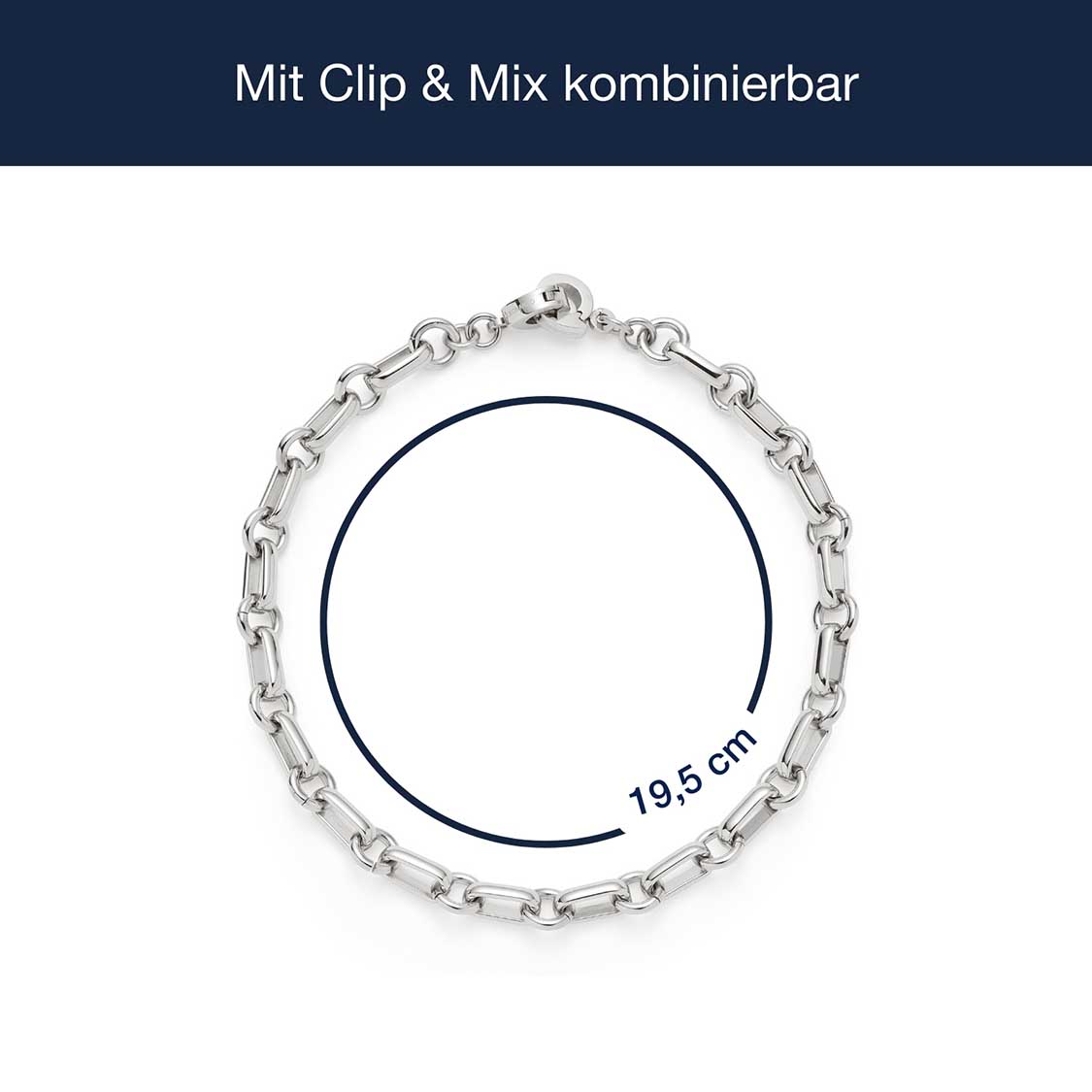 leonardo-yvette-clip-mix-bracelet-argent image 4