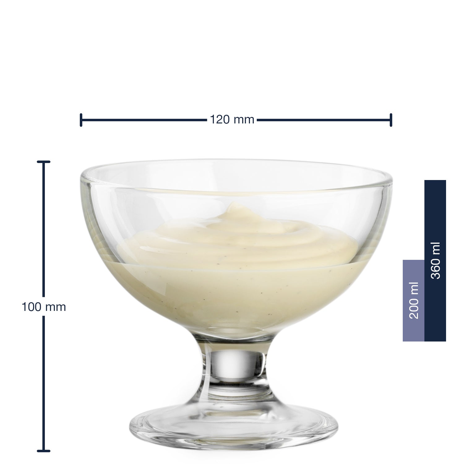 leonardo-cucina-coupe-glace-sur-pied-360-ml-verre image 2