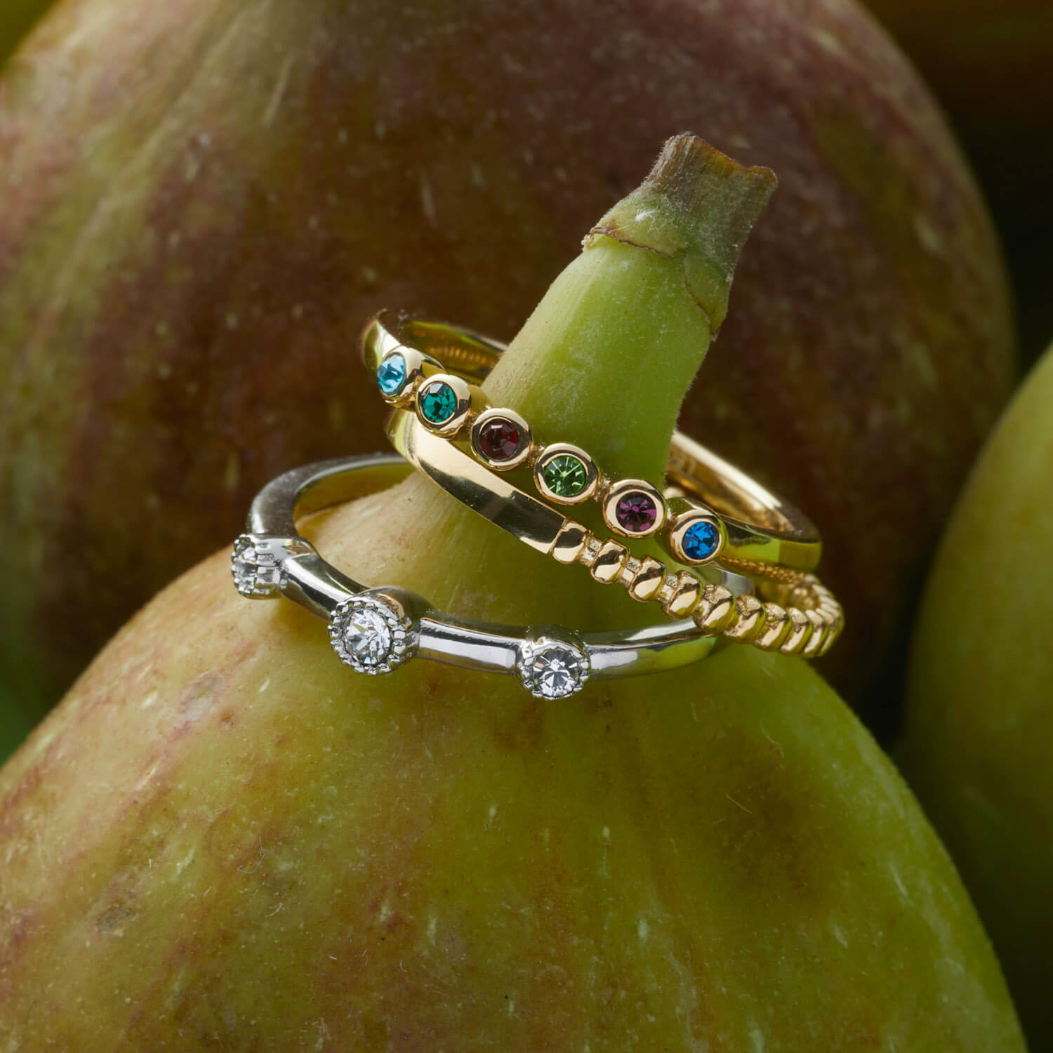 leonardo-marida-ciao-bague-acier-16-cristaux image 5
