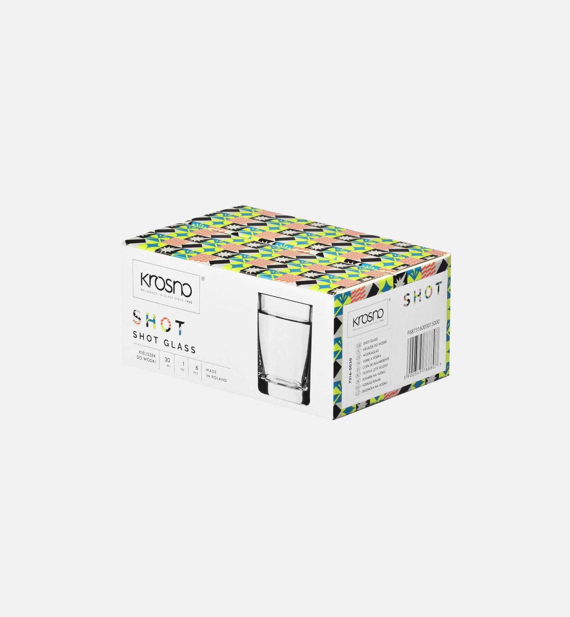 krosno-verres-vodka-30-ml-transparent image 4