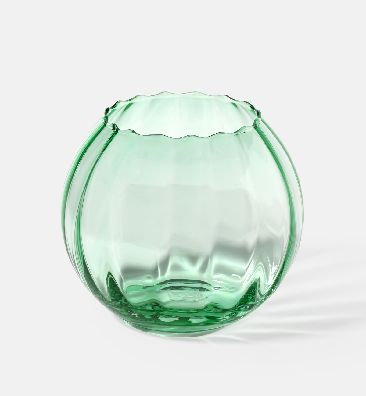 krosno-gemstone-emerald-vase-vert-cristal-15-5-cm image 2