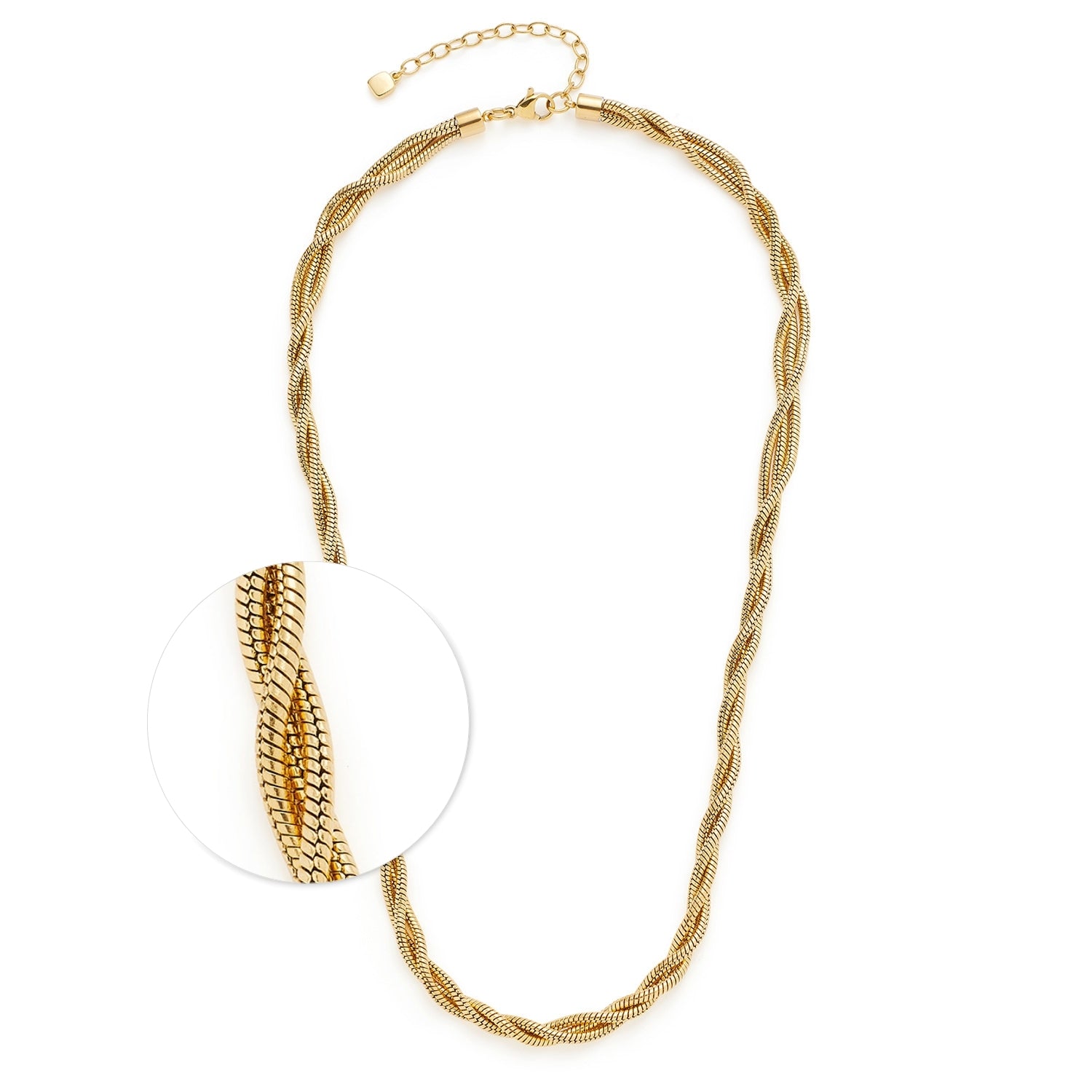 leonardo-sue-collier-dor-45-cm-serpent image 1