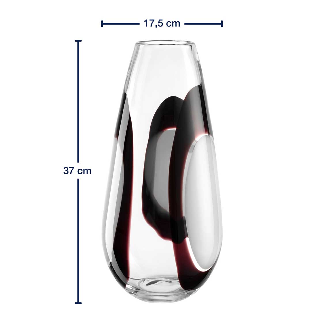 leonardo-occhi-bianchi-vase-verre-37-cm image 3